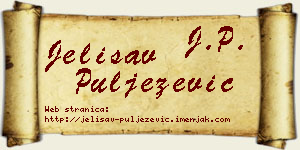 Jelisav Puljezević vizit kartica